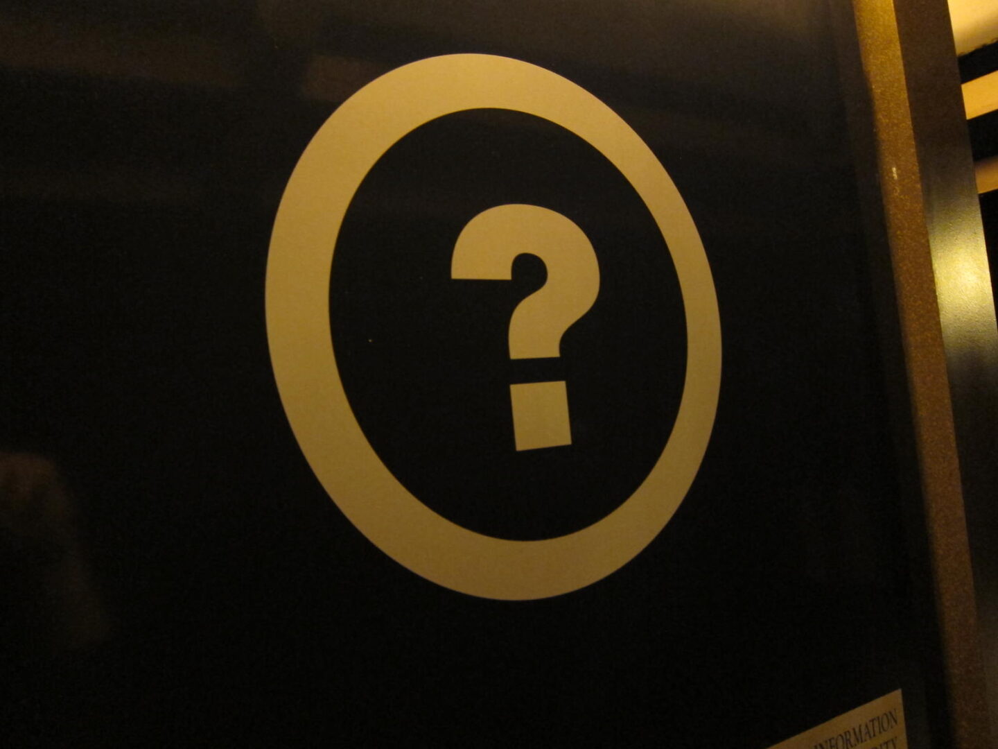 Question mark Question mark for every dentist