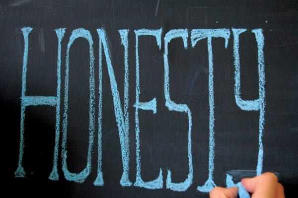 Honesty in chalk
