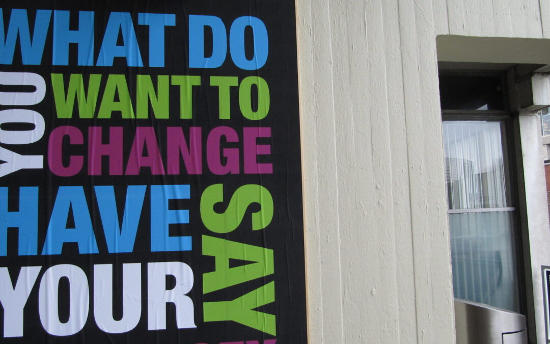 The importance of each of us having our voice heard