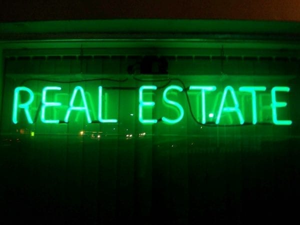 Real estate in neon