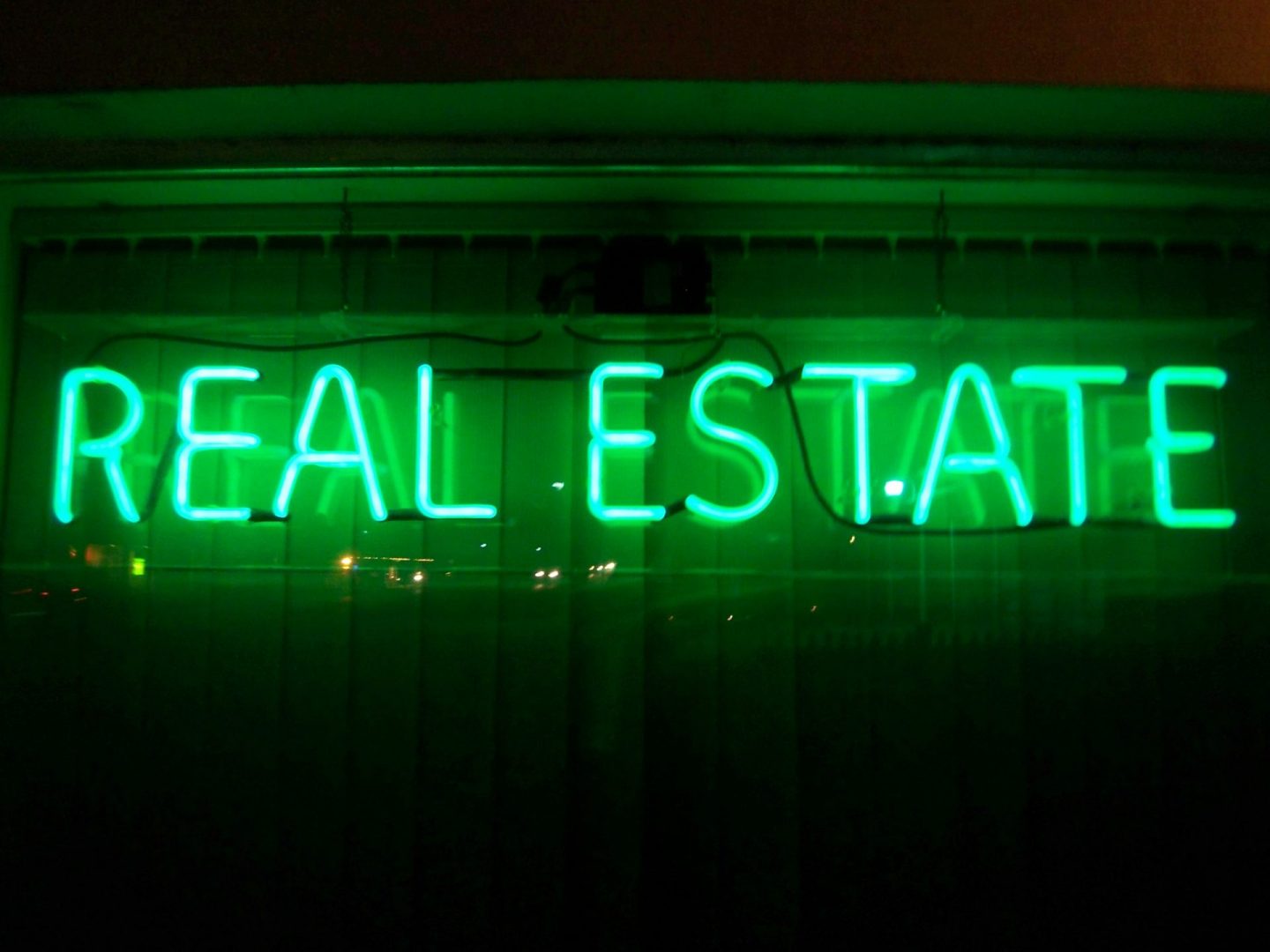 Real Estate Neon Real estate in neon